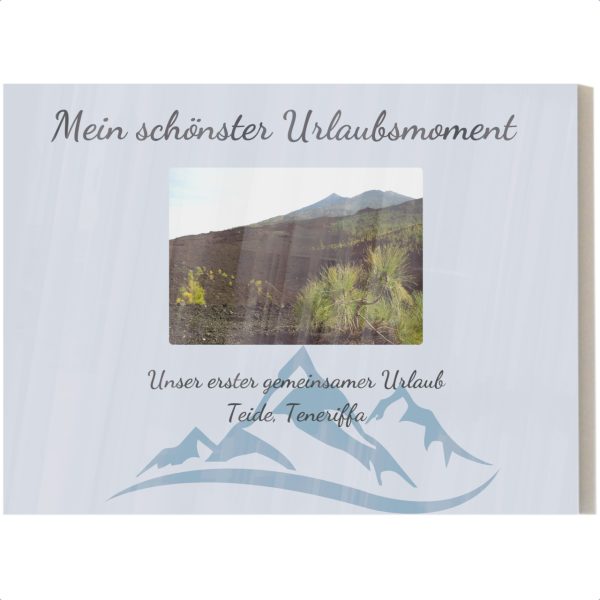 Personalisiertes Acrylbild Berge