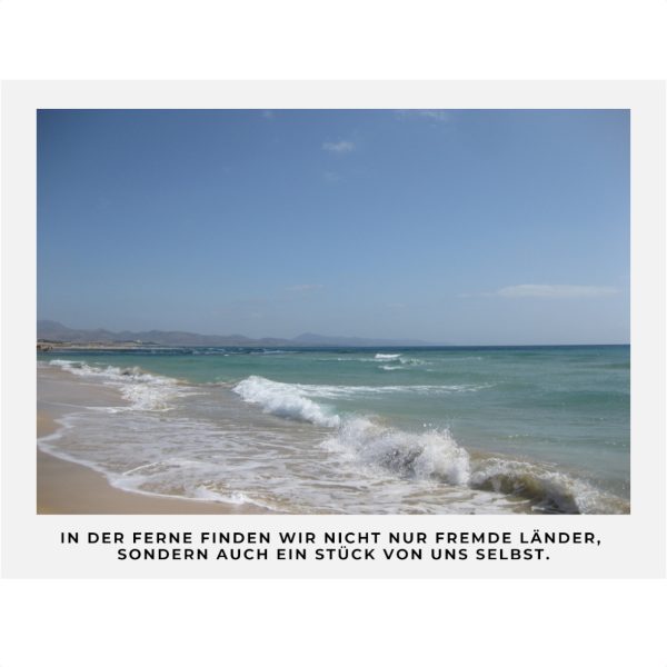 Persönliche Bilder mit inspirierendem Spruch